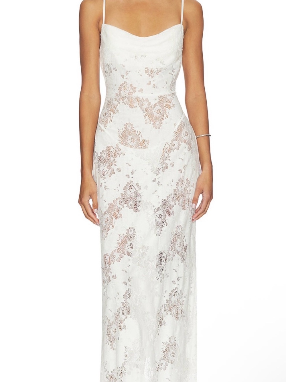 LEONA MAXI DRESS IN OFF WHITE